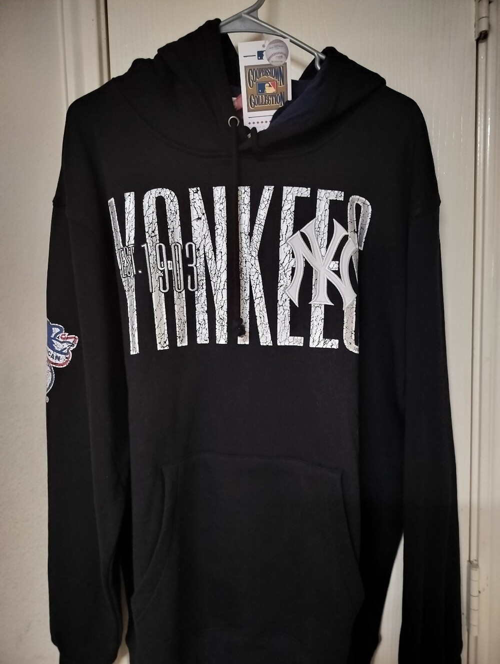 Mitchell & Ness Men's L Fleece Pullover Hoodie